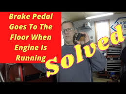 brake pedal goes to the floor when the
