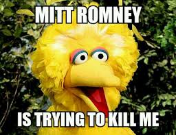 Mitt Romney Hates Big Bird? GOP Candidate&#39;s &#39;PBS Funding Cut ... via Relatably.com