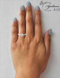 Diamond Sizes On Hand Finger Ring Ajediam