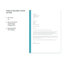 54 Simple Cover Letter Templates Pdf Doc Free