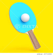 Blue Ping Pong Racket For Table Tennis