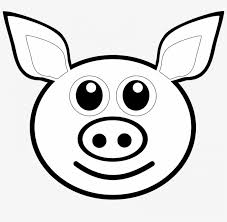 Coloring pages for your students. Ear Picture Pig Face Coloring Pages 974x905 Png Download Pngkit