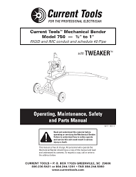 Operating Maintenance Safety And Parts Manual Manualzz Com