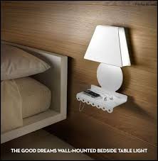 9 Best Wall Mounted Bedside Table Ideas