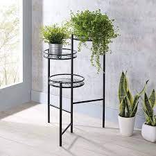 Namid Metal Glass Plant Stand Acme