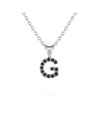925 silver diamonds necklace pendant