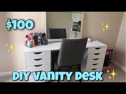diy vanity desk 100 ikea alex desk