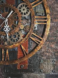 Handcrafted Steampunk Wall Clock