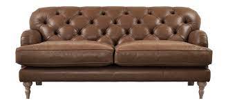 earl 3 seater leather sofa now on