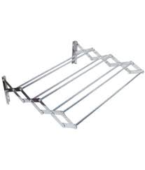 Plastic hangers are sturdier and are good for hanging heavier clothes, like jeans. Kawachi Stainless Steel Foldable Loundry Hanger Wall Mounted Cloth Dryer Stand Made In India I69 Buy Kawachi Stainless Steel Foldable Loundry Hanger Wall Mounted Cloth Dryer Stand Made In India I69 Online