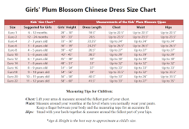 All Inclusive China Kid Size Chart International Dress Size