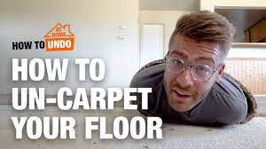 how to un carpet your floor with mike