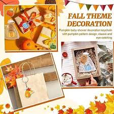 fall pumpkin baby shower party favors