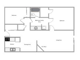 2 bedroom apartment d at 1649