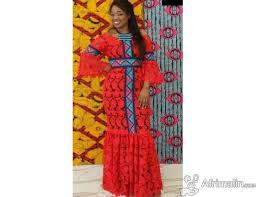 Tenue robe mode dentelle modèle de robe mode africaine robe longue . Purchase Modele Robe En Pagne Avec Dentelle Up To 63 Off