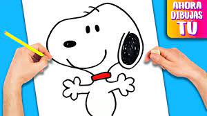 how to draw snoopy drawings step by