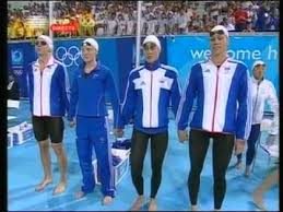 It's the women's 4x100m medley now. Athens 2004 Women S 4x100 Medley Relay World Record Youtube