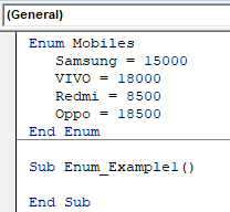 Vba Enum Step By Step Examples To Use Vba Enumerations