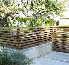 Landscaping Front Yard House Fence