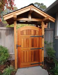 6 More Wooden Garden Gate Ideas