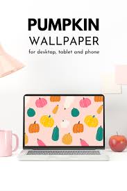 cute pumpkin wallpaper for desktop and