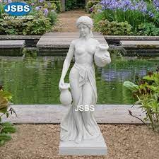 Lady Garden Statue Marble Fireplace
