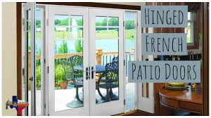why choose french hinged patio doors