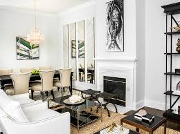 White Accent Chairs With Black Glass