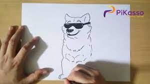 how to draw doge you