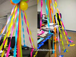 birthday decorating at the office