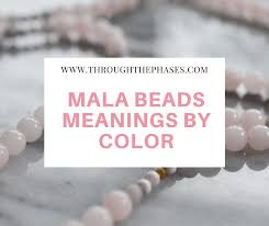 mala beads meanings by color