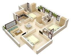 Room Apartments With Modern 3d Designs