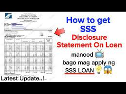 how to view and sss statement