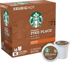 From our first store in seattle's pike place market to our coffeehouses around the world, customers requested a freshly brewed coffee they could enjoy throughout the day. Customer Reviews Starbucks Pike Place Roast K Cup Pods 16 Pack Brown Best Buy