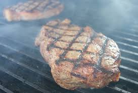 grilled ribeye steak recipe on weber kettle