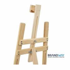 wooden easel display banner stand
