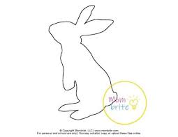 All you need to do to complete this bunny head is draw in the face. Free Printable Bunny Rabbit Templates Mombrite