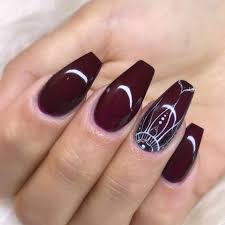 Hot new nail designs 2018. Maroon Nails Will Make A Queen Out Of You Naildesignsjournal Com