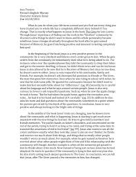 character analysis essay the giver 