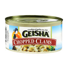 chopped clams geisha brand