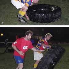 tire flips require whole body