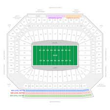 True To Life Detroit Lions Seating Chart With Seat Numbers
