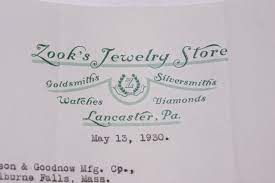 1930 lamson goodnow zook 039 s jewelry