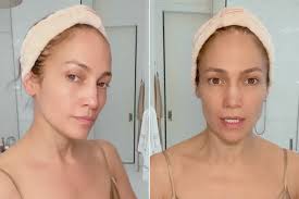 jennifer lopez goes makeup free to show