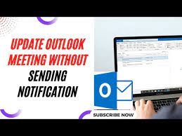 how to update outlook meeting without