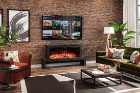 Free Standing Flat Wall Fireplaces