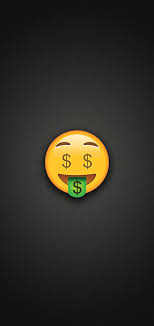 money face emoji phone wallpaper