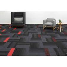 pvc designer carpet tile size 2 x 2
