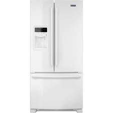 Maytag 21 7 Cu Ft French Door Refrigerator White On White