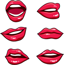 lip drawing kiss scalable vector